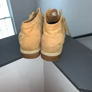 Boots by Buffalino wheat colored Suede low cut boots. Buffalino | Shoes | Buffalino Bboots Tan Suede Leather Size  main image 4